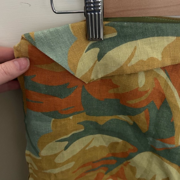 NWT ONE MILE THE LABEL JESSICA TOP AND MINI SKIRT PALM SET PRINT - Picture 3 of 14